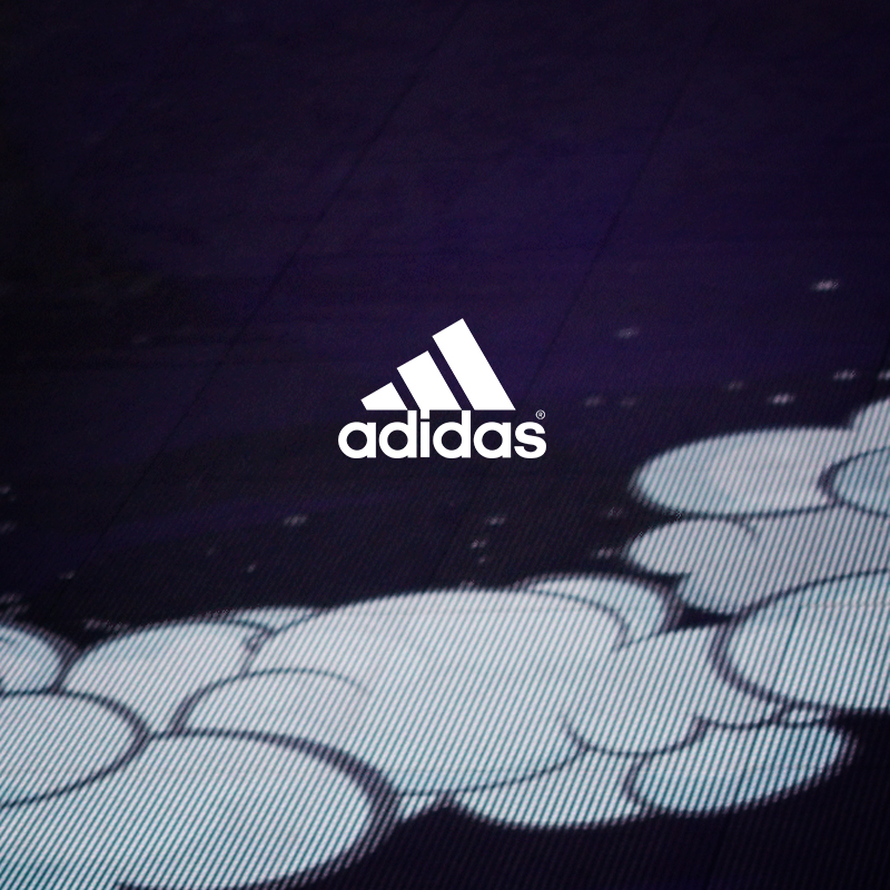 Adidas Website home square on